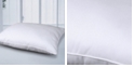 Cottonpure Self-Cooling Multi-Position Feather-Core and Cotton-Filled Soft Bed Pillow with Cotton Cover